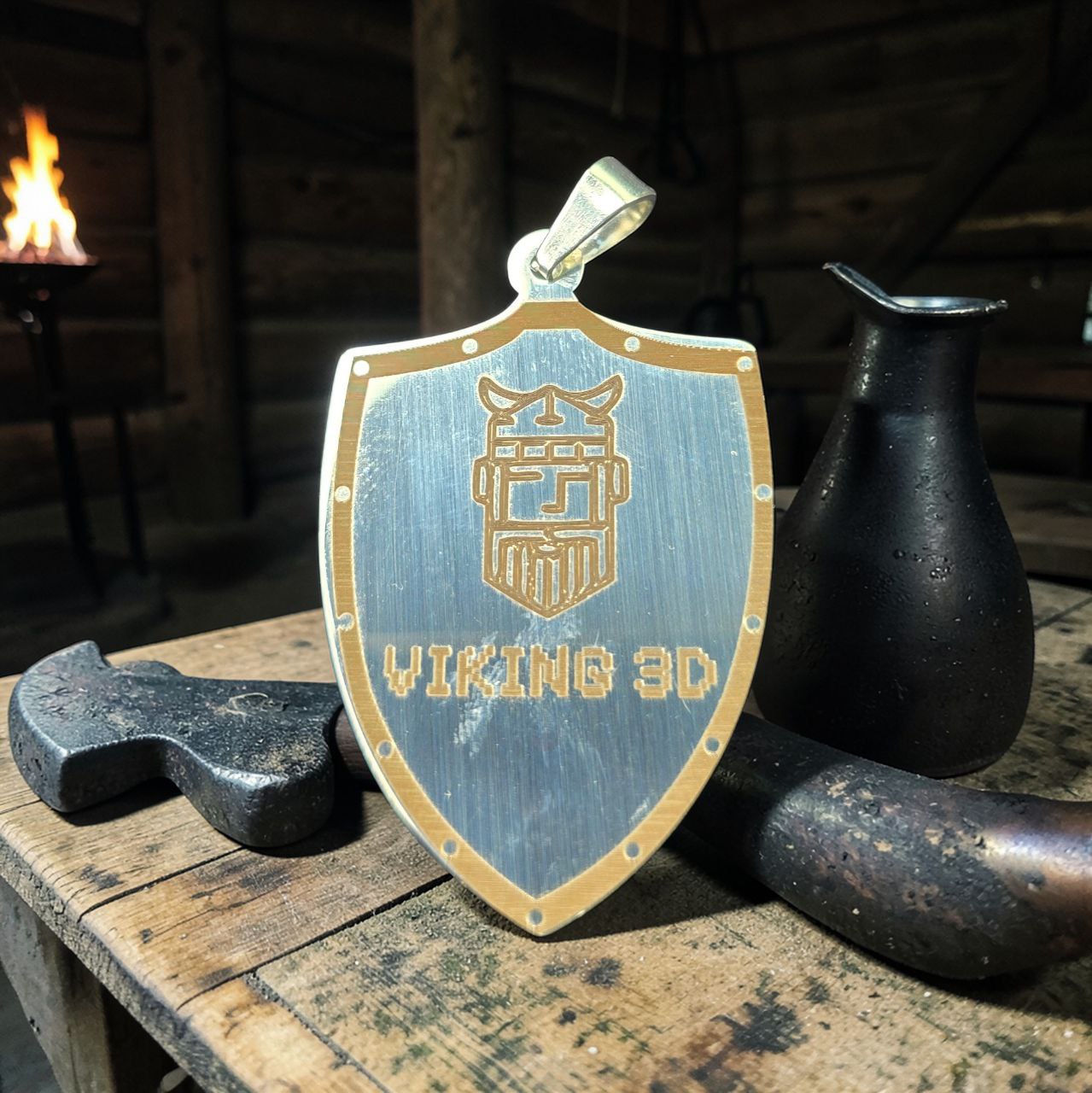 Гравіювання на металевому жетоні