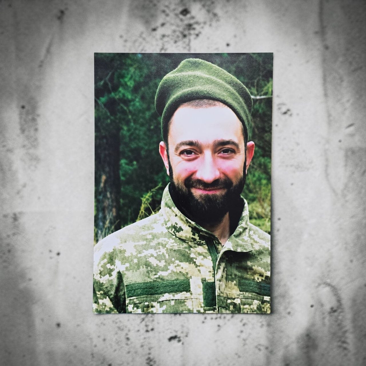 Ритуальна табличка - повноколірний УФ друк на металевій пластині